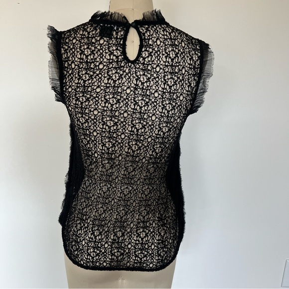 Trouvé Netted Fringe Sleeveless Top - Picture 3 of 7